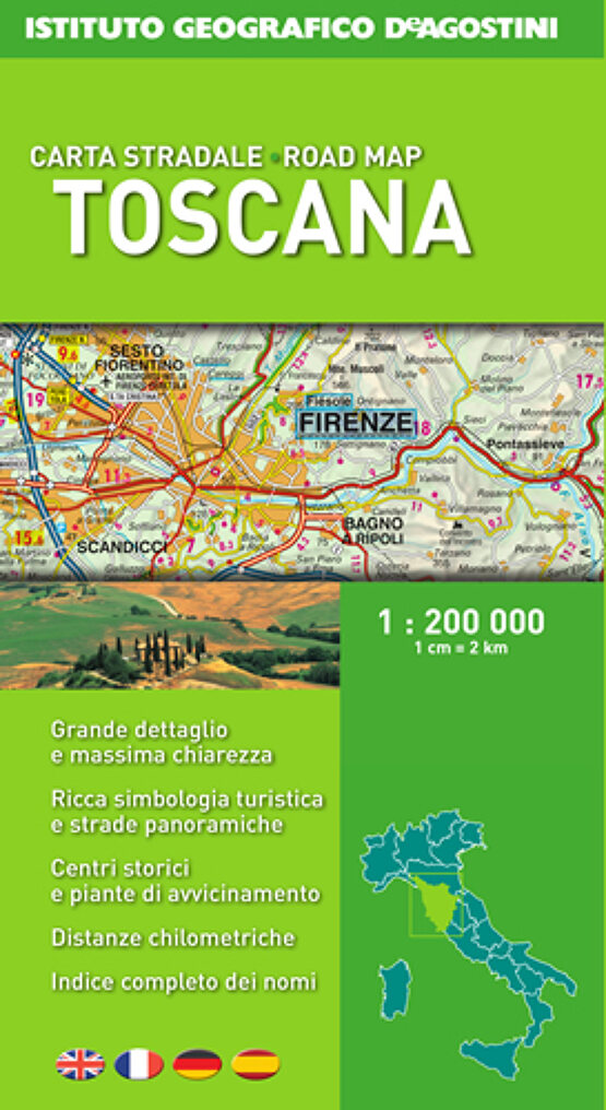Toscana 1:200 000